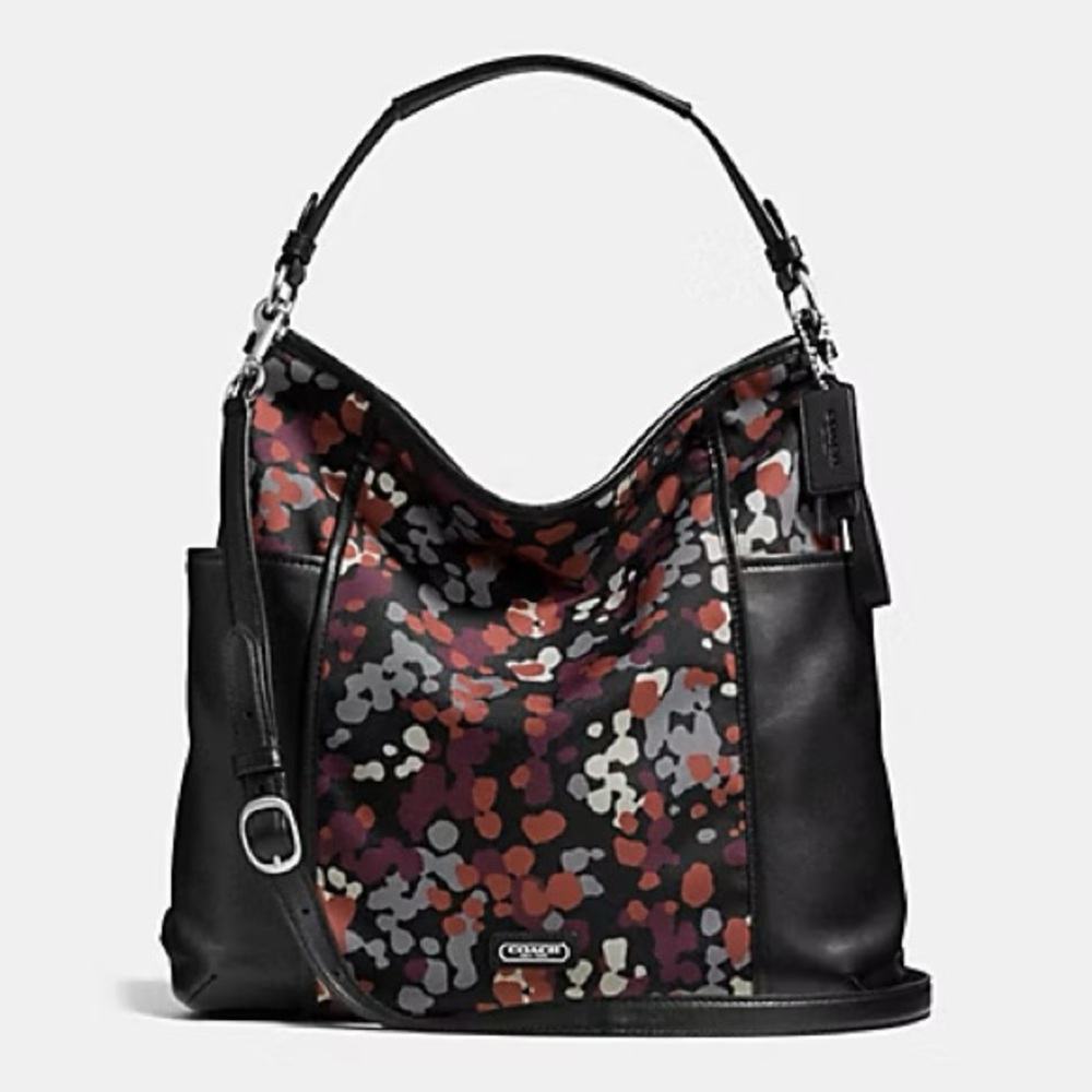 COACH Park Splatter Print Hobo F32893 NWT